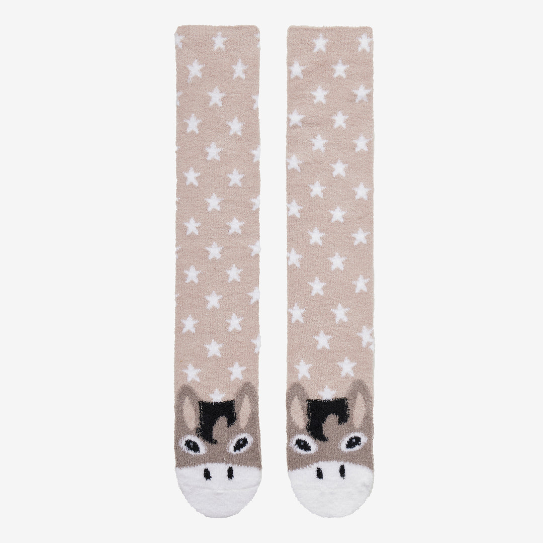LeMieux Fluffy Character Socks - Donkey