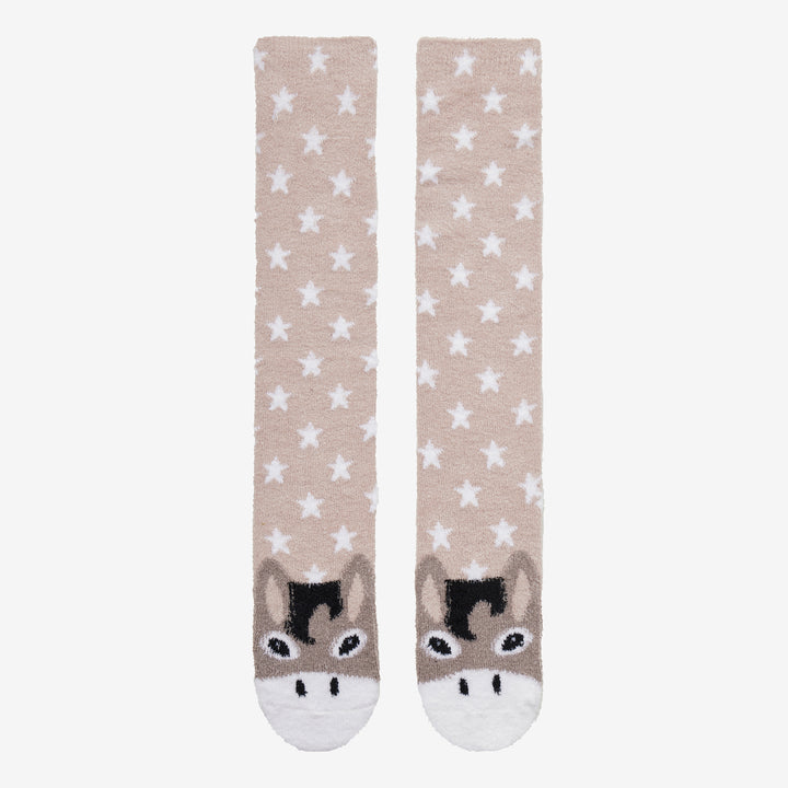 LeMieux Fluffy Character Socks - Donkey