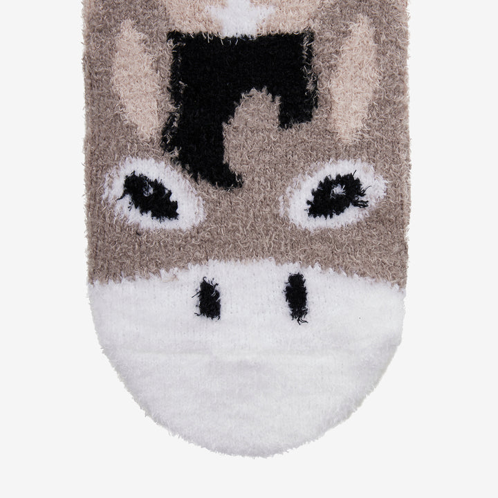 LeMieux Fluffy Character Socks - Donkey