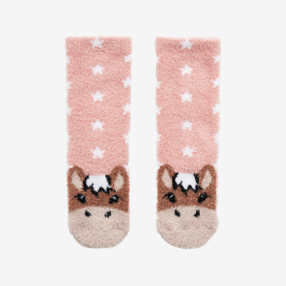 LeMieux Mini Fluffy Character Socks - Oskar