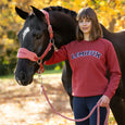 LeMieux Ladies Vida Varsity Crew Neck Sweat - Russet