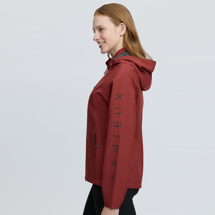 LeMieux Ladies Athena Waterproof Lightweight Jacket - Russet