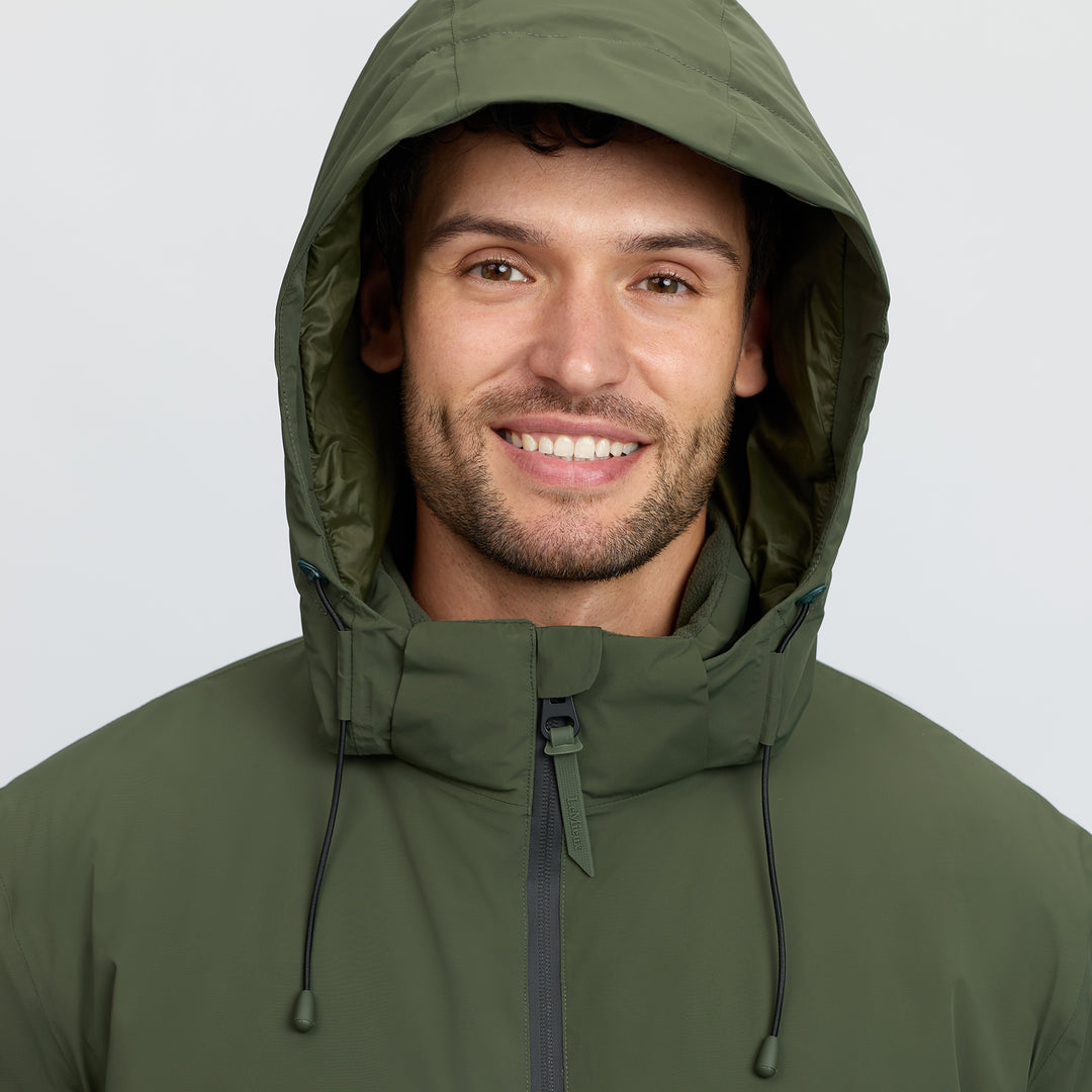 LeMieux Mens Waterproof Anorak - Olive