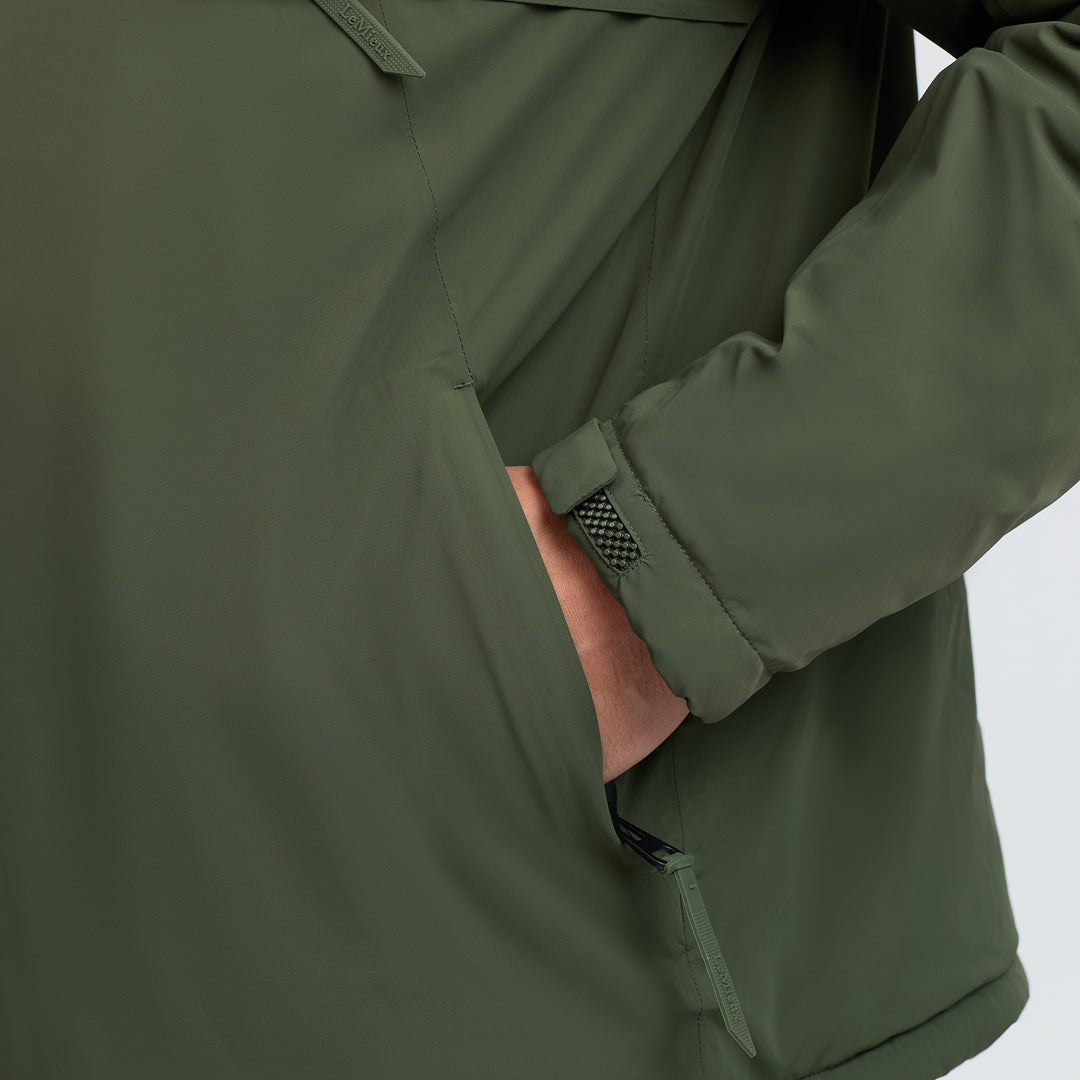 LeMieux Mens Waterproof Anorak - Olive