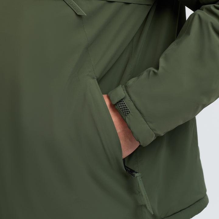 LeMieux Mens Waterproof Anorak - Olive
