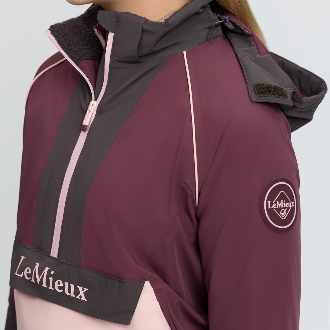 LeMieux Young Rider Bailey Waterproof Anorak - Bramble