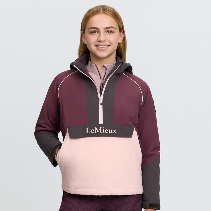 LeMieux Young Rider Bailey Waterproof Anorak - Bramble
