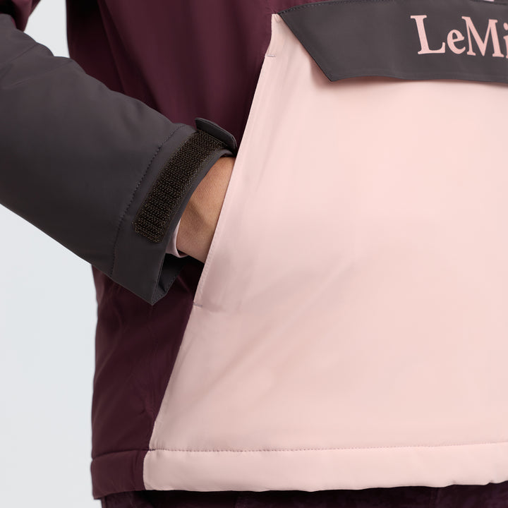 LeMieux Young Rider Bailey Waterproof Anorak - Bramble