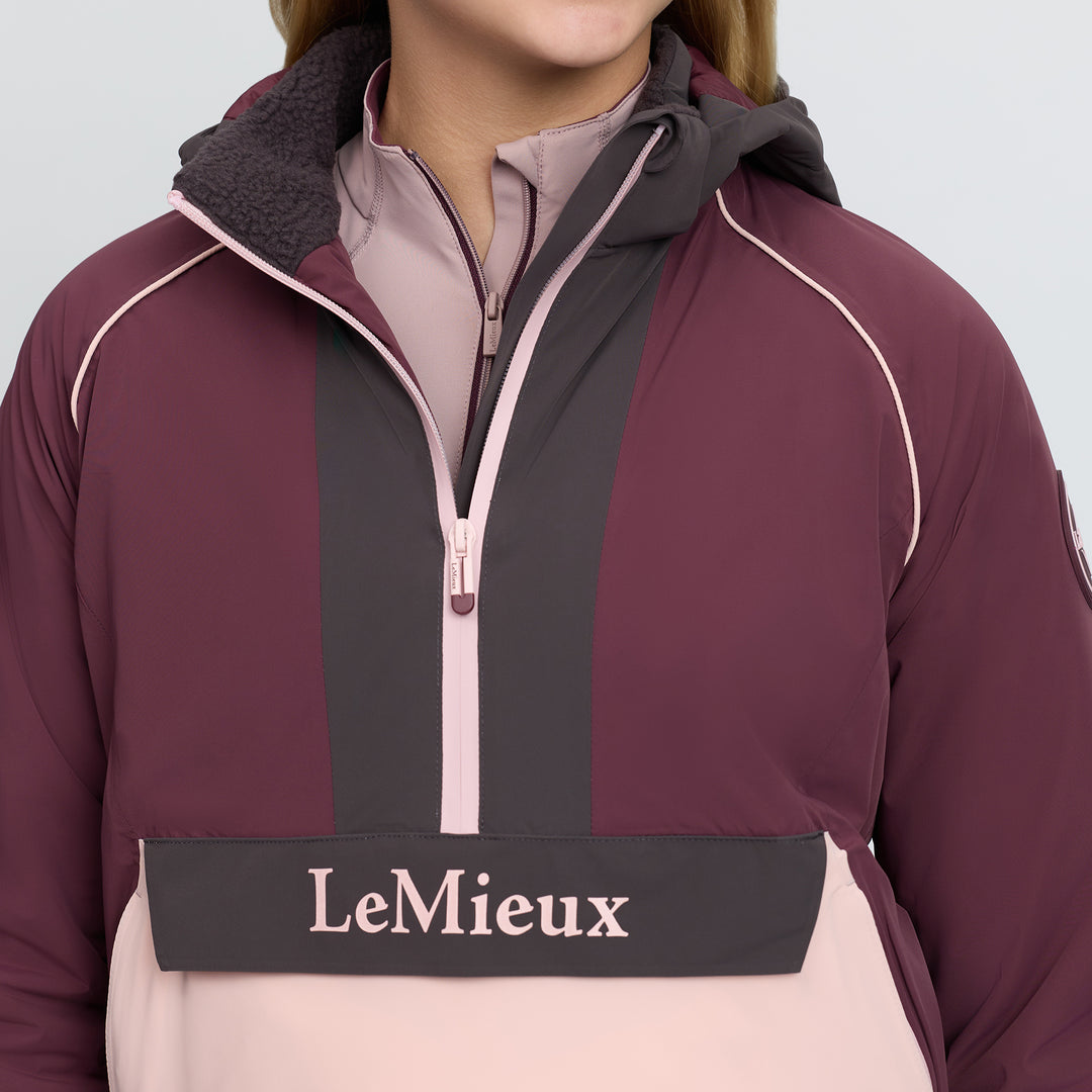 LeMieux Young Rider Bailey Waterproof Anorak - Bramble