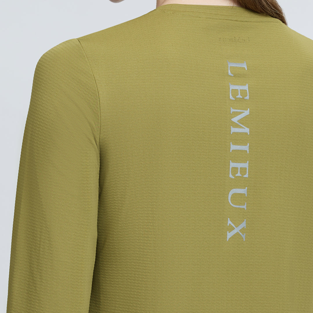 LeMieux Ladies Long Sleeve Sports Tee - Gooseberry