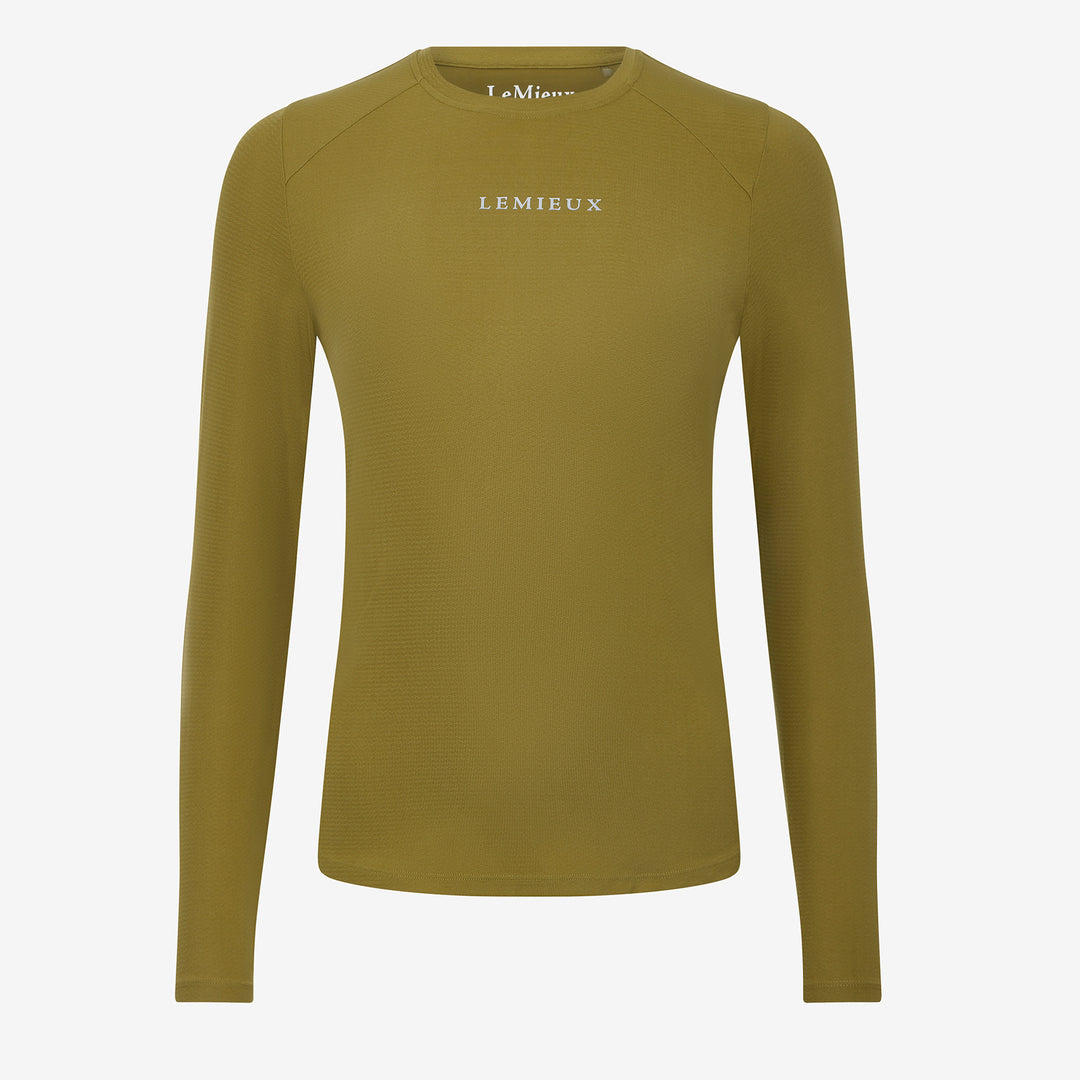 LeMieux Ladies Long Sleeve Sports Tee - Gooseberry