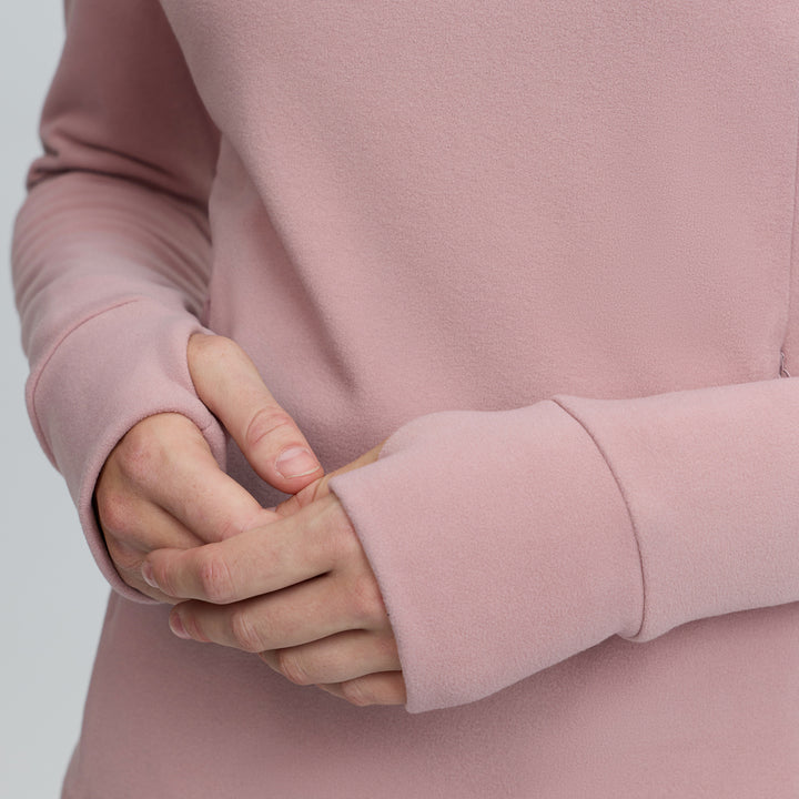 LeMieux Ladies Frances Quarter Zip Fleece - Wild Rose