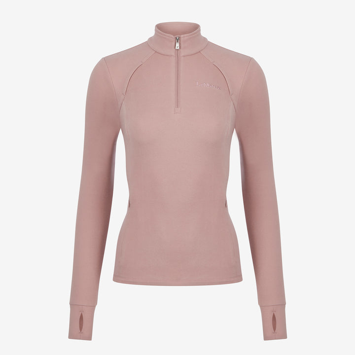 LeMieux Ladies Frances Quarter Zip Fleece - Wild Rose