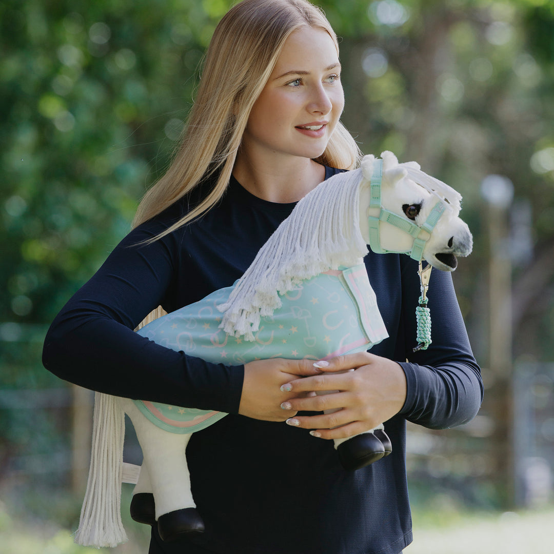 LeMieux Harlow Toy Pony Printed Rug - Softmint