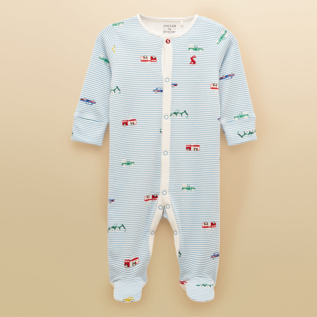 Joules Baby Boy Razamataz Printed Babygrow