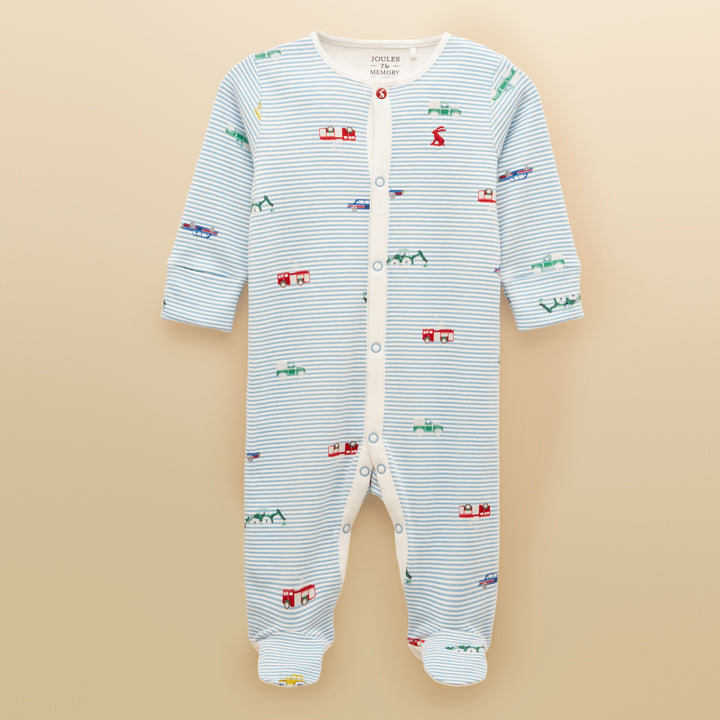 Joules Baby Boy Razamataz Printed Babygrow