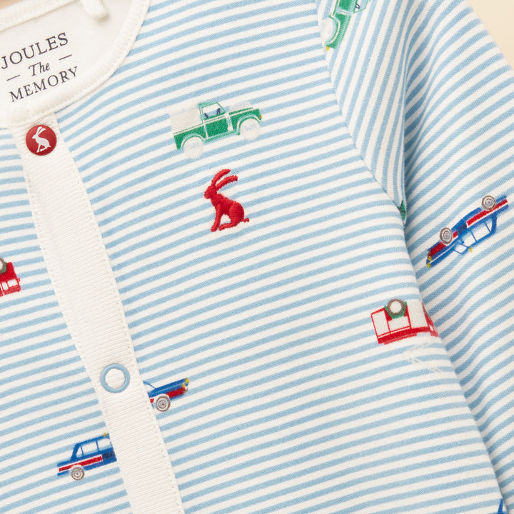 Joules Baby Boy Razamataz Printed Babygrow