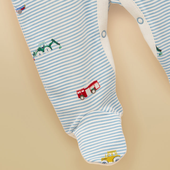 Joules Baby Boy Razamataz Printed Babygrow