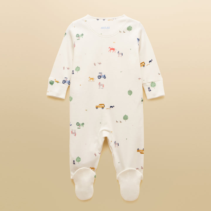 Joules Baby Boy Razamataz Printed Babygrow