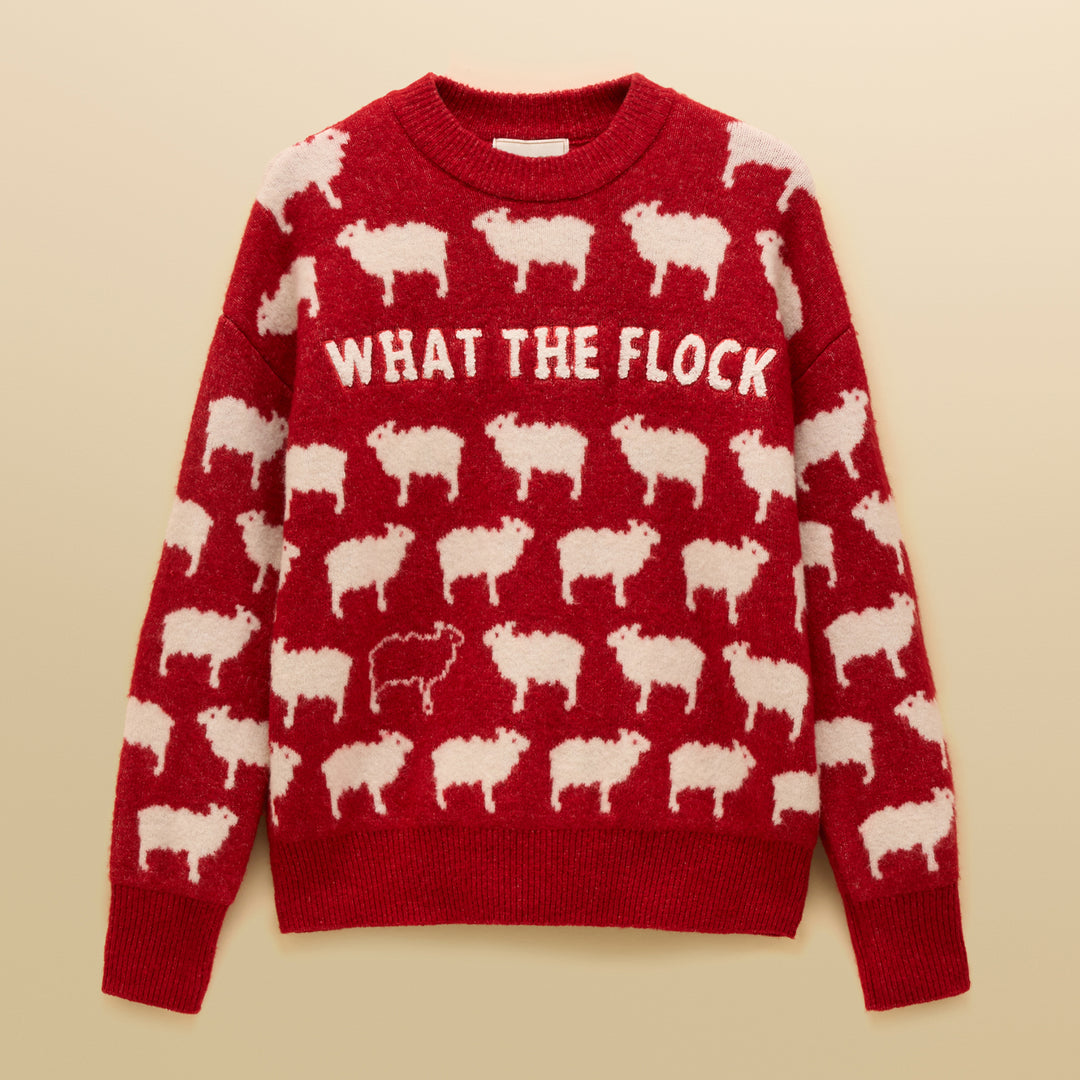 Joules Ladies What The Flock Jumper