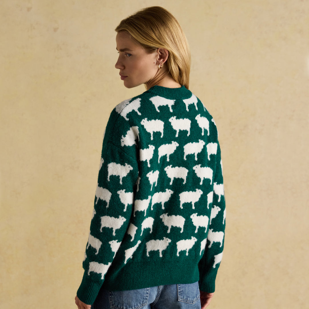 Joules Ladies Fleece Navidad Jumper