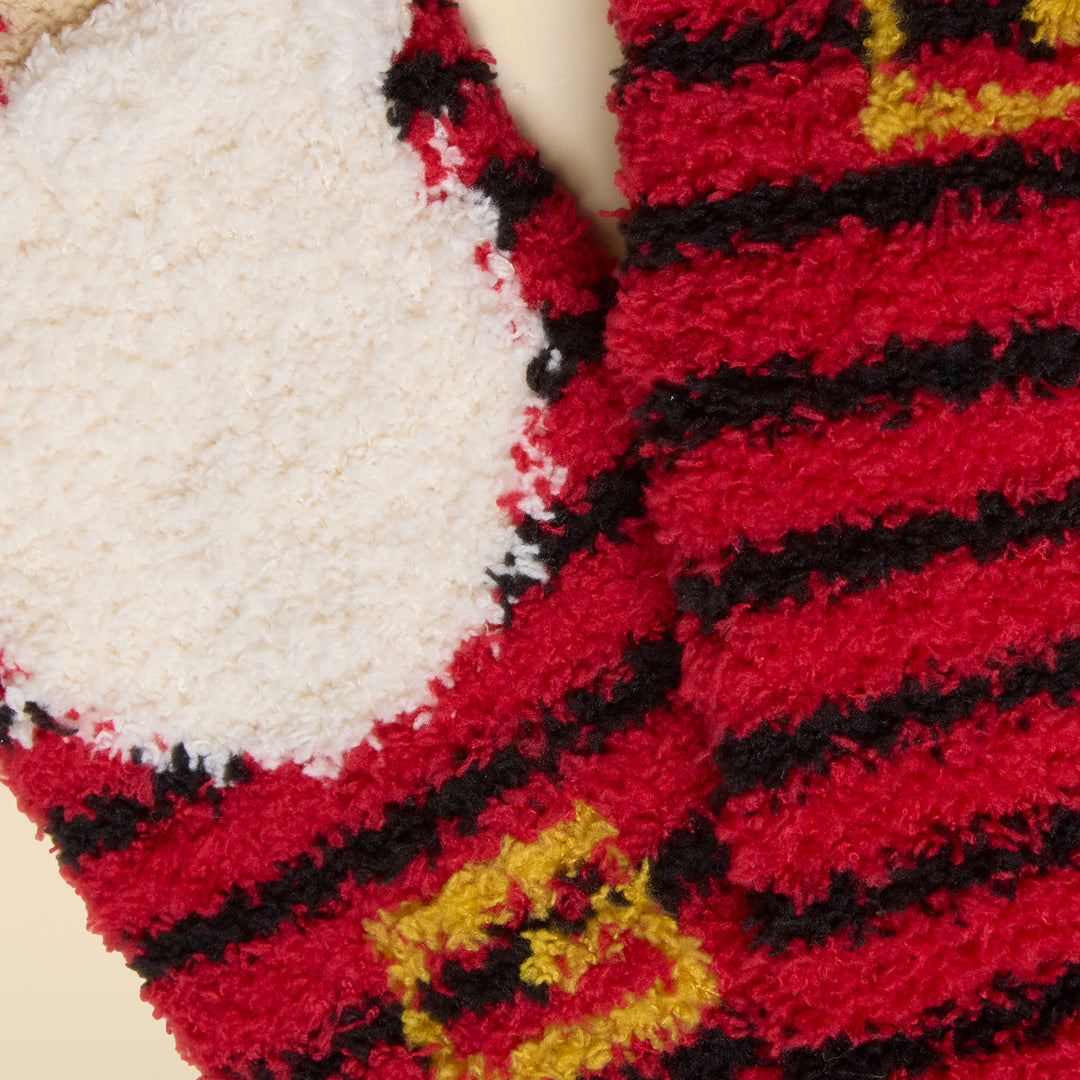 Joules Girls Fluffy Santa Socks