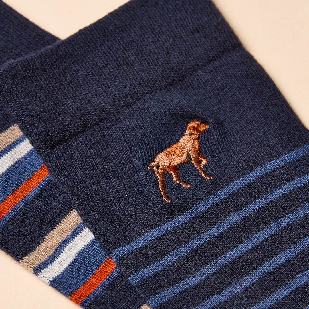 Joules Mens Kinsbury Two Pack Socks