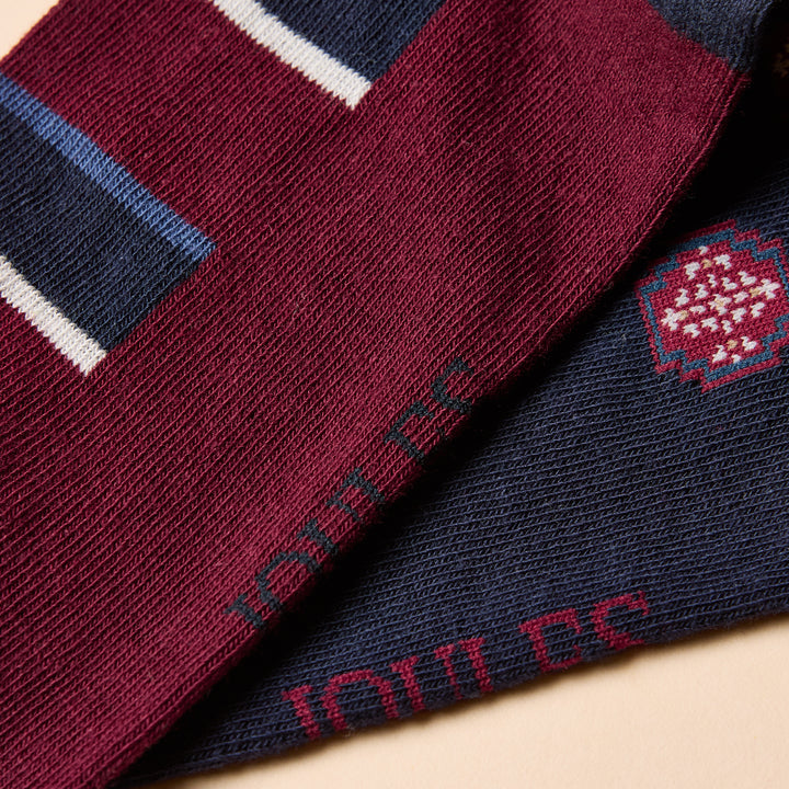 Joules Mens Kinsbury Two Pack Socks