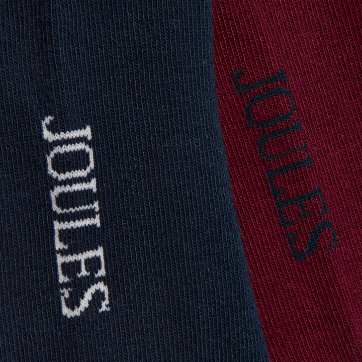 Joules Mens Kinsbury Two Pack Socks
