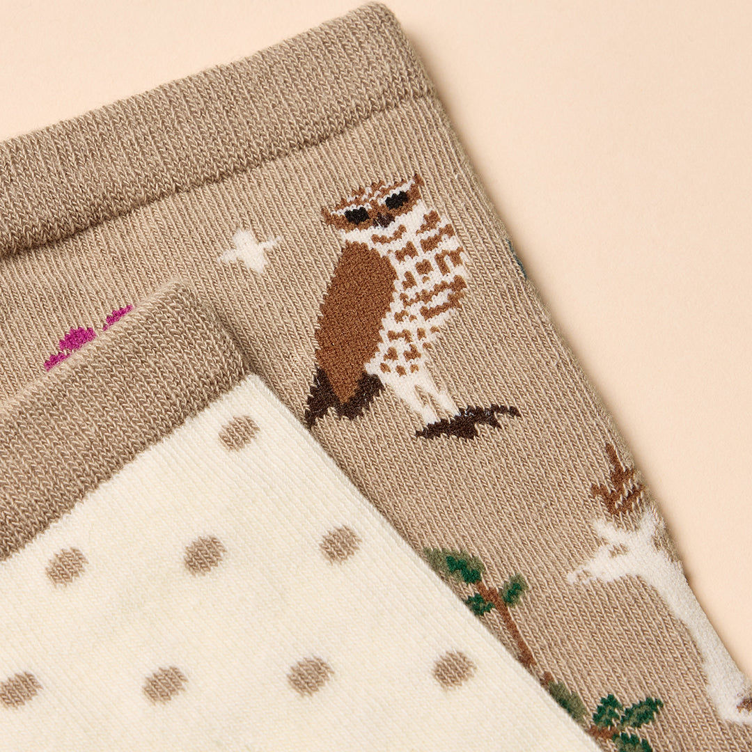 Joules Ladies Everyday 2 Pack Socks