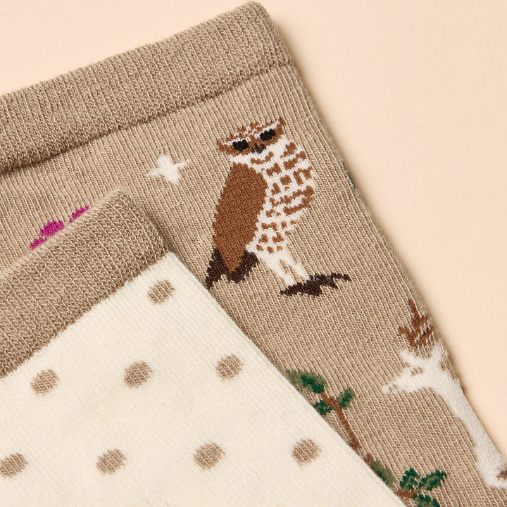 Joules Ladies Everyday 2 Pack Socks