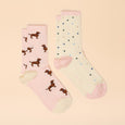 Joules Ladies Everyday 2 Pack Socks