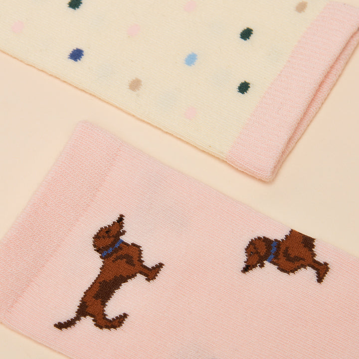 Joules Ladies Everyday 2 Pack Socks