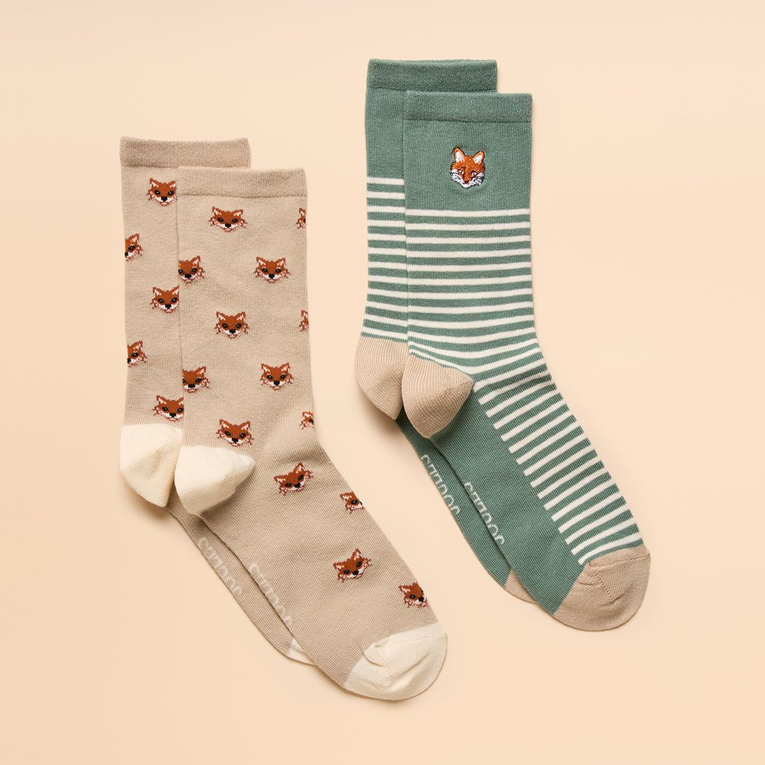 Joules Ladies Everyday 2 Pack Socks