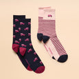 Joules Ladies Everyday 2 Pack Socks