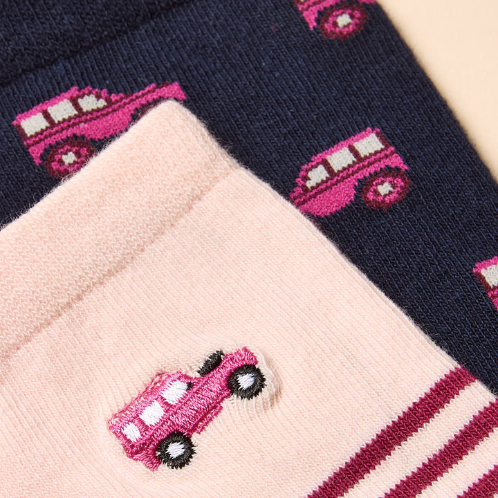 Joules Ladies Everyday 2 Pack Socks