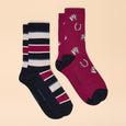 Joules Ladies Everyday 2 Pack Socks