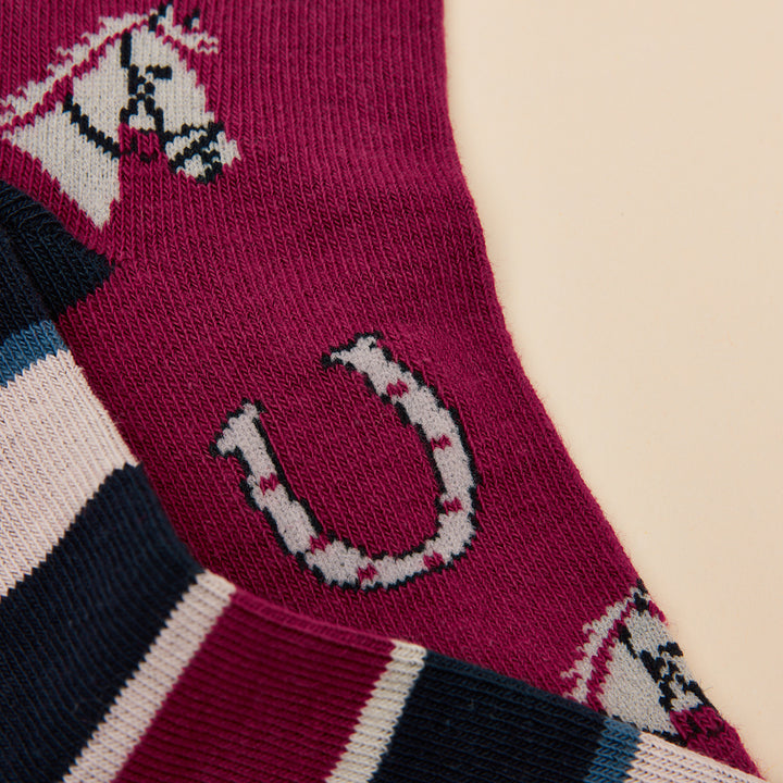 Joules Ladies Everyday 2 Pack Socks