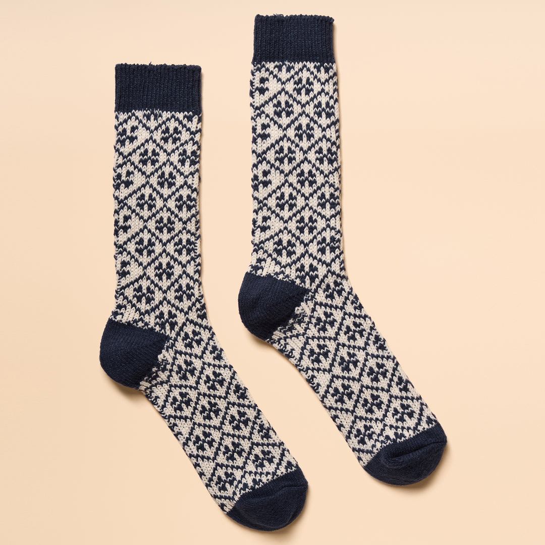 Joules Ladies Cosy Geo Socks