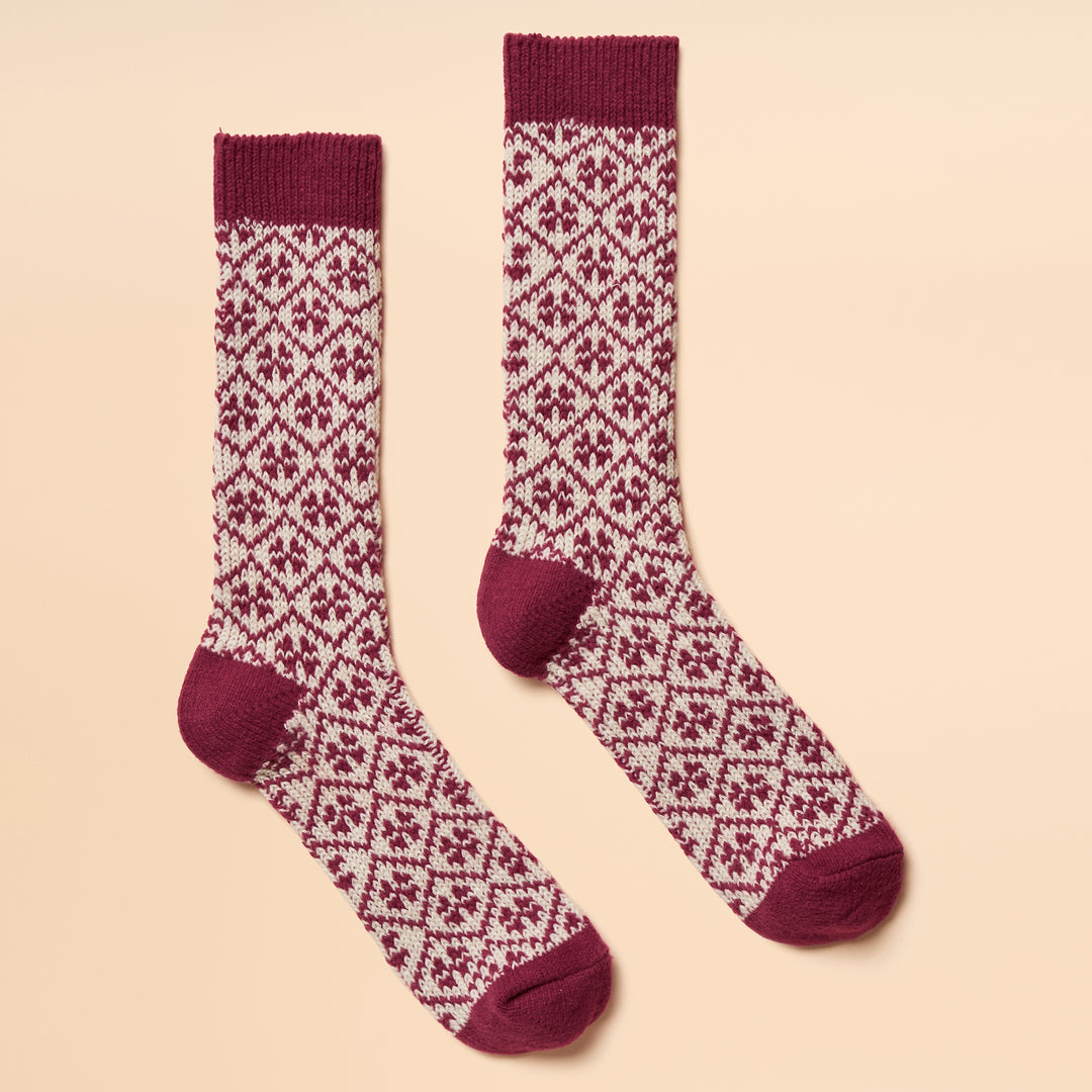 Joules Ladies Cosy Geo Socks