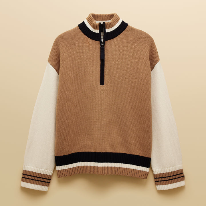 Joules Ladies Varsity Zip Jumper