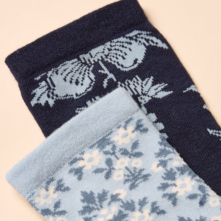 Joules Ladies Everyday 2 Pack Socks