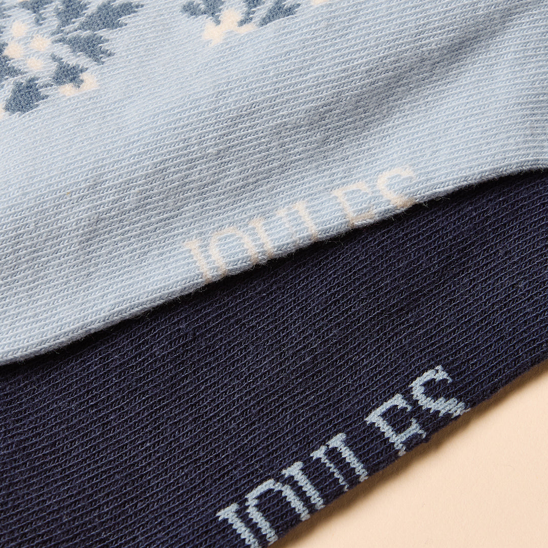 Joules Ladies Everyday 2 Pack Socks