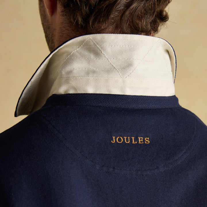 Joules Mens Hotch Potch Embellished Rugby Shirt