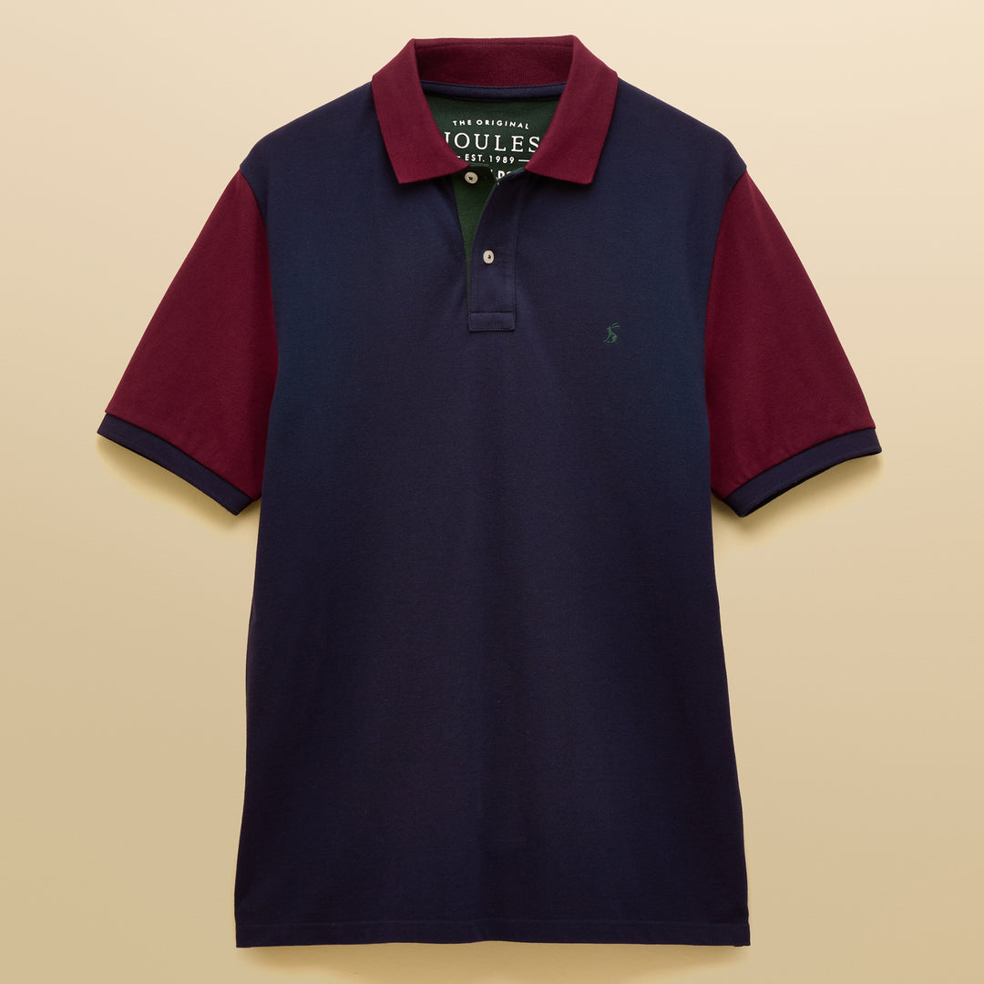 Joules Mens Colourblock Woody Polo Shirt