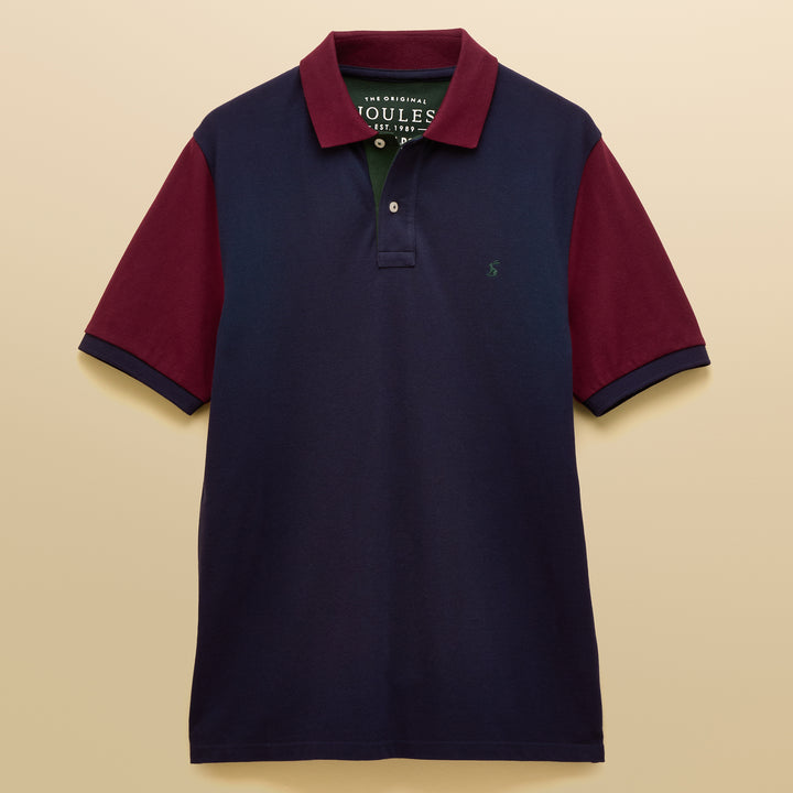 Joules Mens Colourblock Woody Polo Shirt