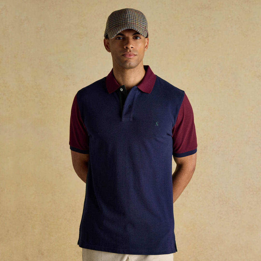 Joules Mens Colourblock Woody Polo Shirt