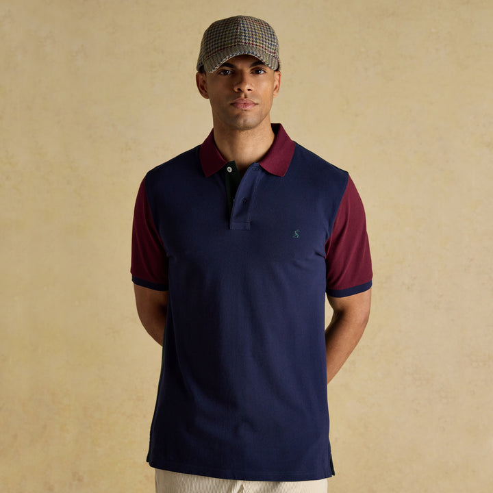 Joules Mens Colourblock Woody Polo Shirt