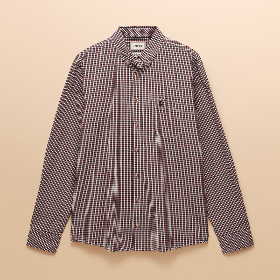 Joules Mens Classic Poplin Check Shirt