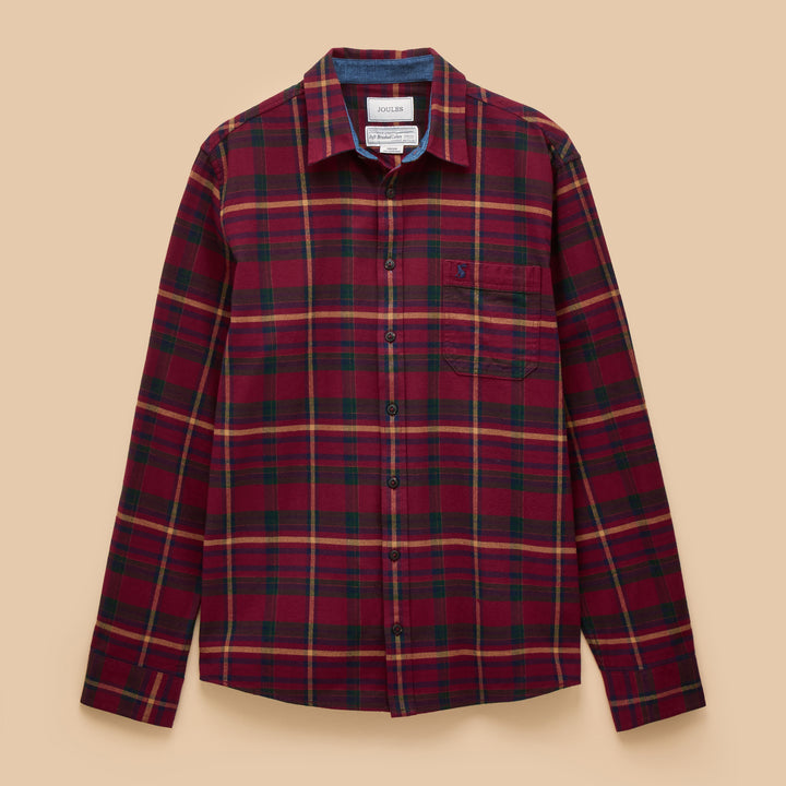 Joules Mens Brushed Flannel Shirt